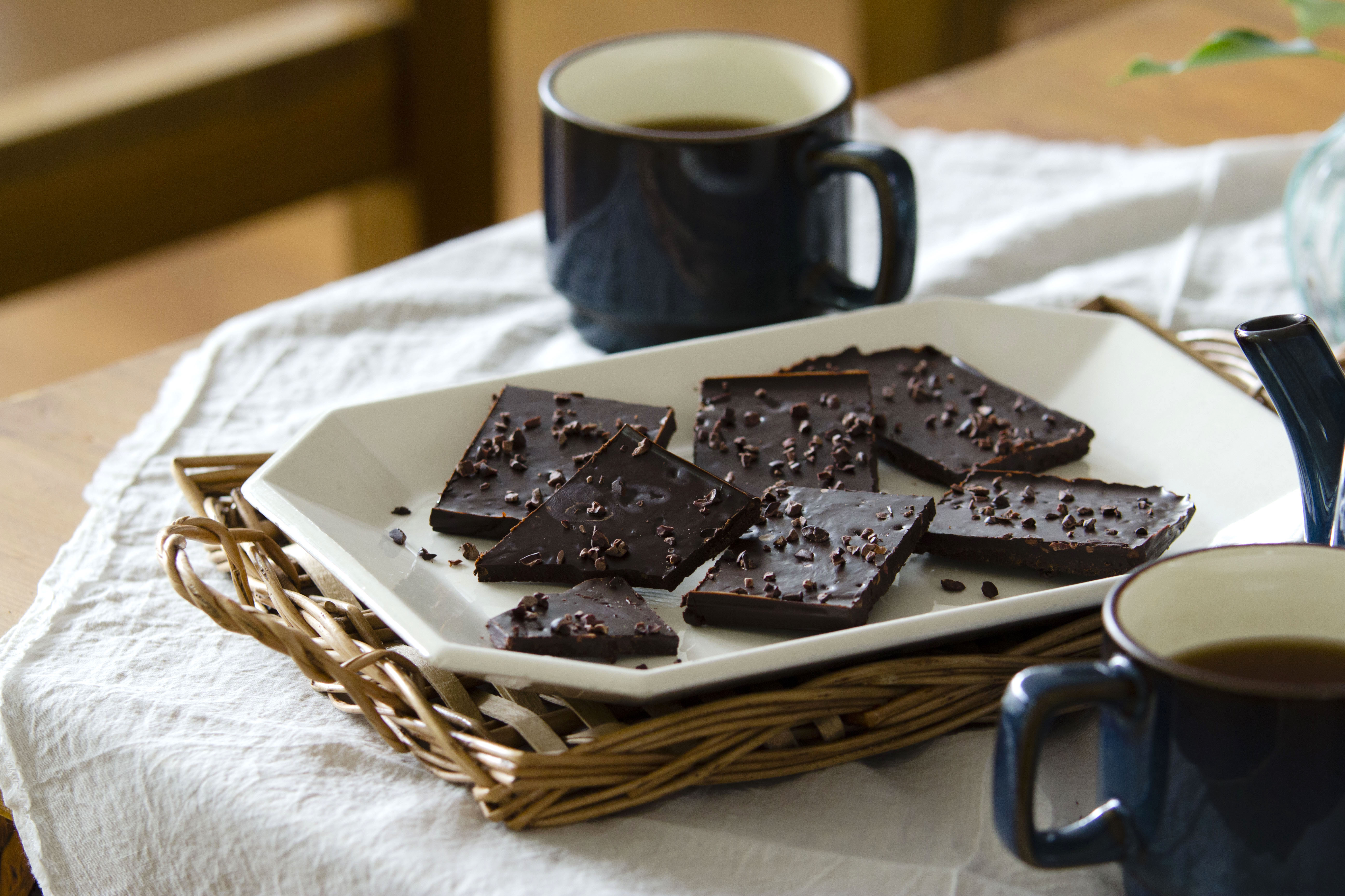 混ぜて冷やすだけ ココナッツチョコレート ラクつく 管理栄養士考案の作り置きレシピサイト