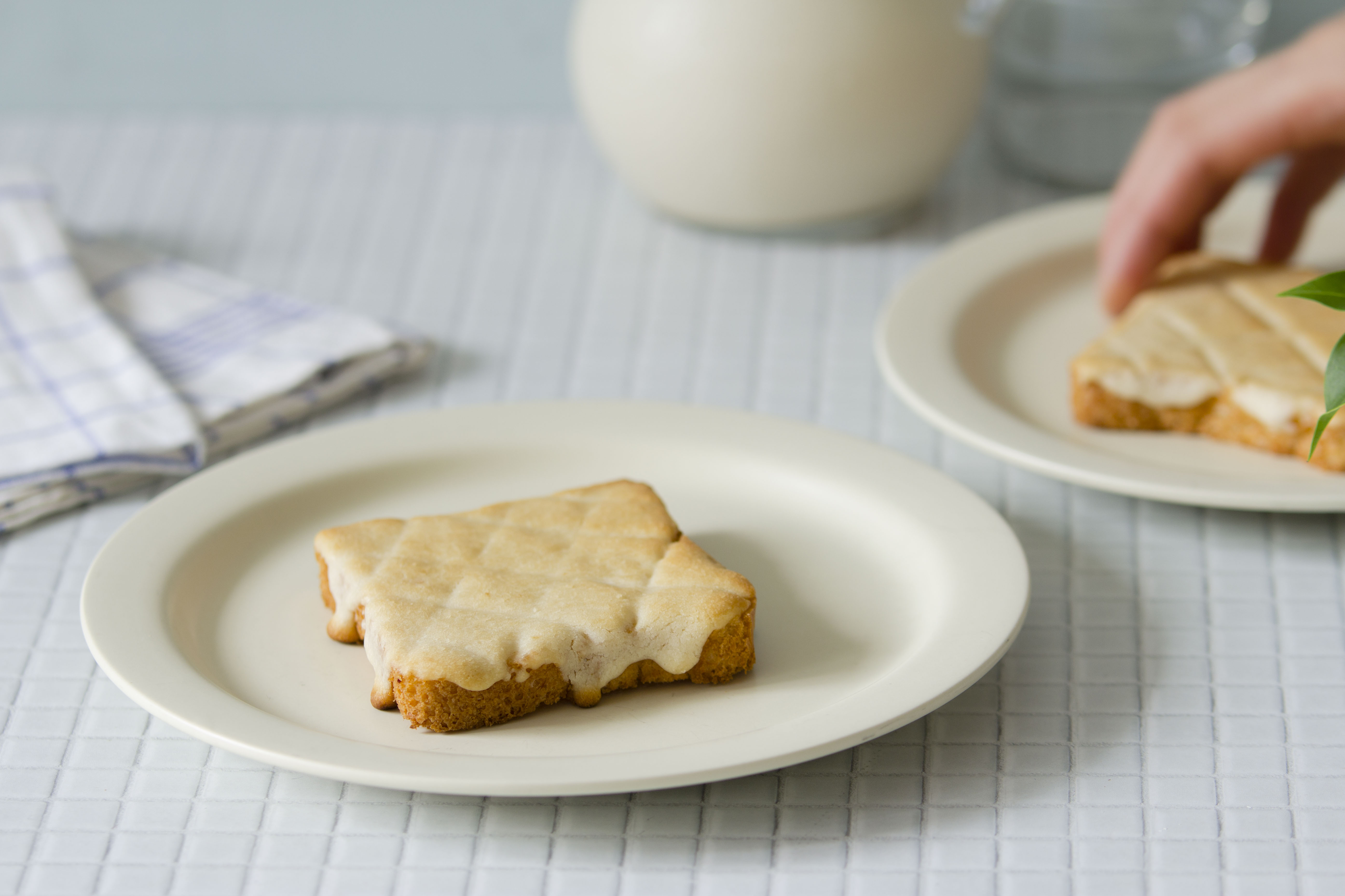 米粉食パンの簡単アレンジ 塗って焼くだけ メロンパントースト ラクつく 管理栄養士考案の作り置きレシピサイト