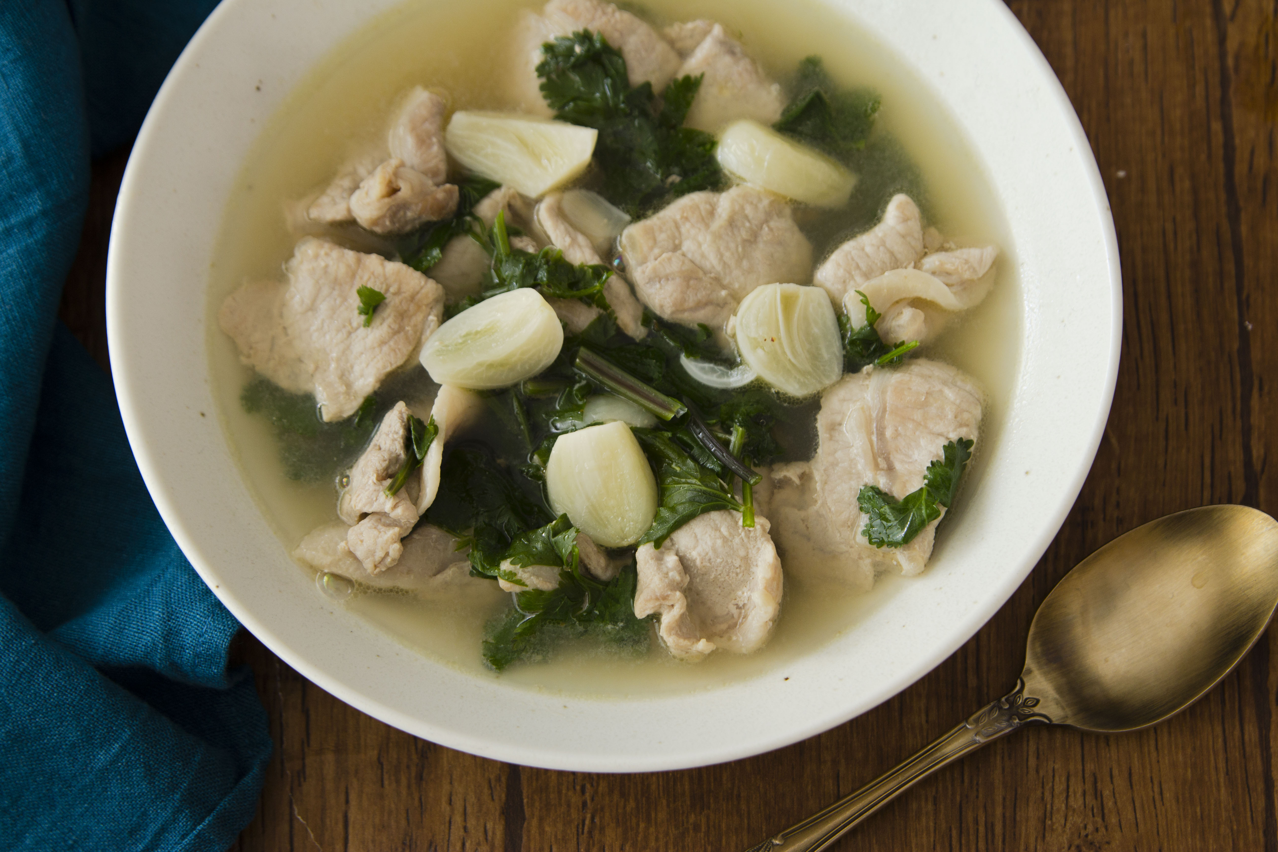 豚とにんにくのスタミナスープ ラクつく 管理栄養士考案の作り置きレシピサイト