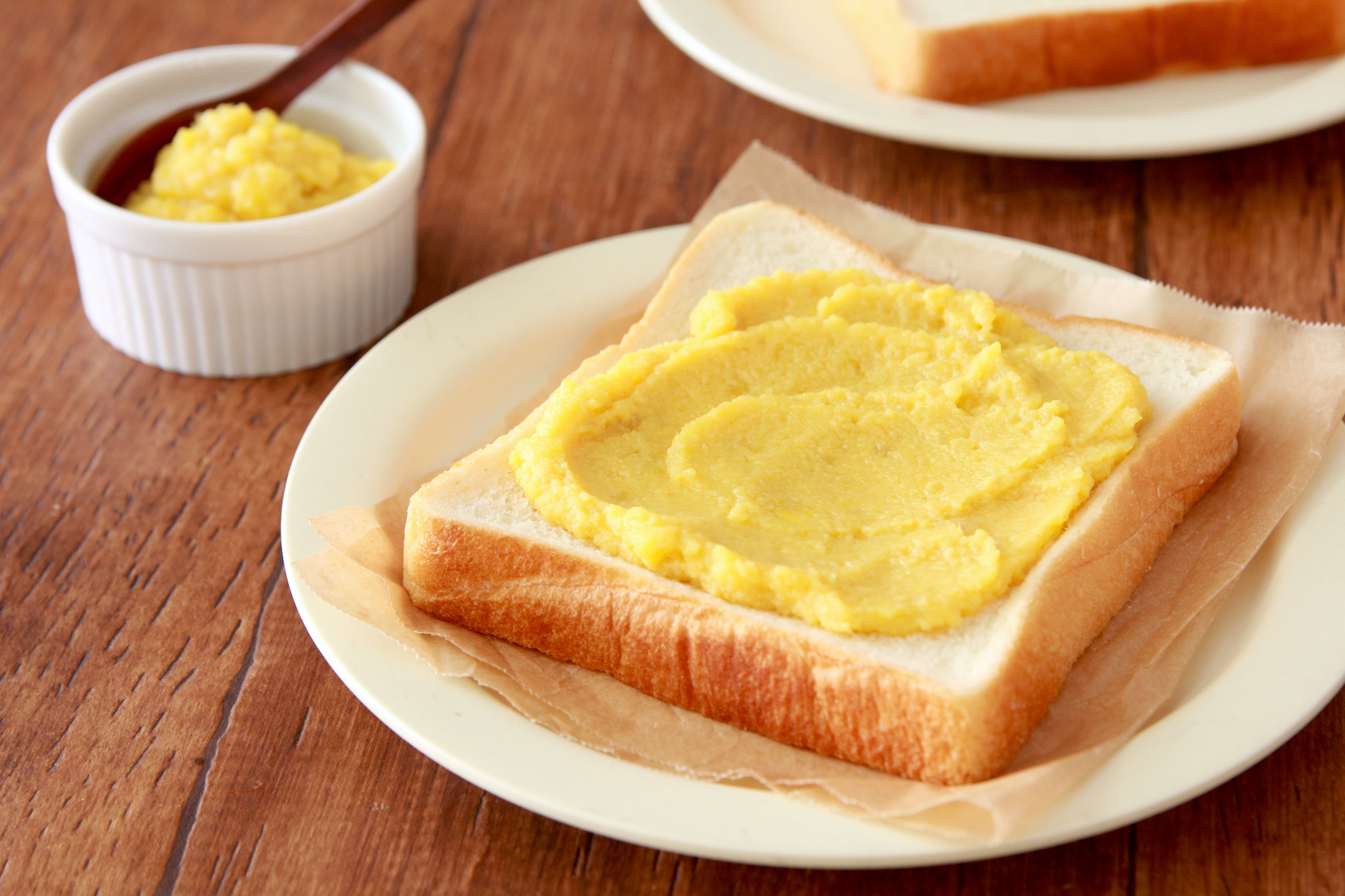 トーストに合う 塗るスイートポテト ラクつく 管理栄養士考案の作り置きレシピサイト